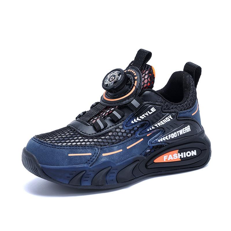 Boys' shoes2026New summer styles: breathable single-layer mesh shoes for children, suitable for older kids and students, with soft soles and non-slip