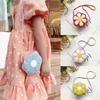 Girls Cute Flower Shoulder Bag Coin Purse Coin Pouch Wallet Kids Mini Crossbody Bag Handbags Casual Bags Children Messenger Bag