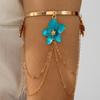 Resort Wind Open Arm Bracelet Punk Style Tassel Arm Ring Creative Fringed Arm Ring  Beach