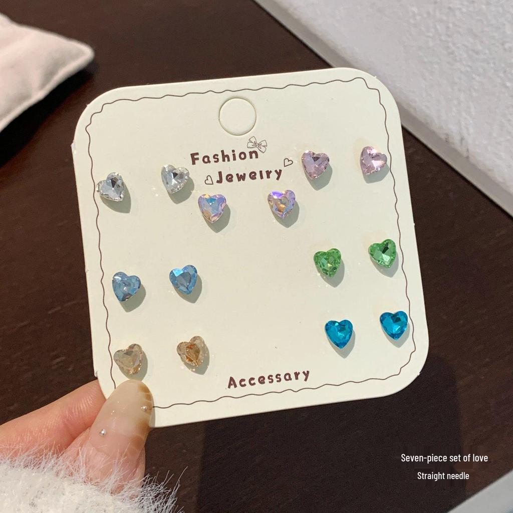 Boucles d'oreilles roses clignotantes Zircon huit facettes Millenium pour femmes - Design exquis personnalisé multi-facettes