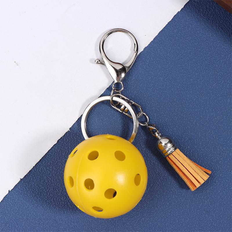 Pickleball Bag Keyring Tassel Pickball Pendant For Party Hoilday Handbag Birthday Gift Car Keychain Accessories