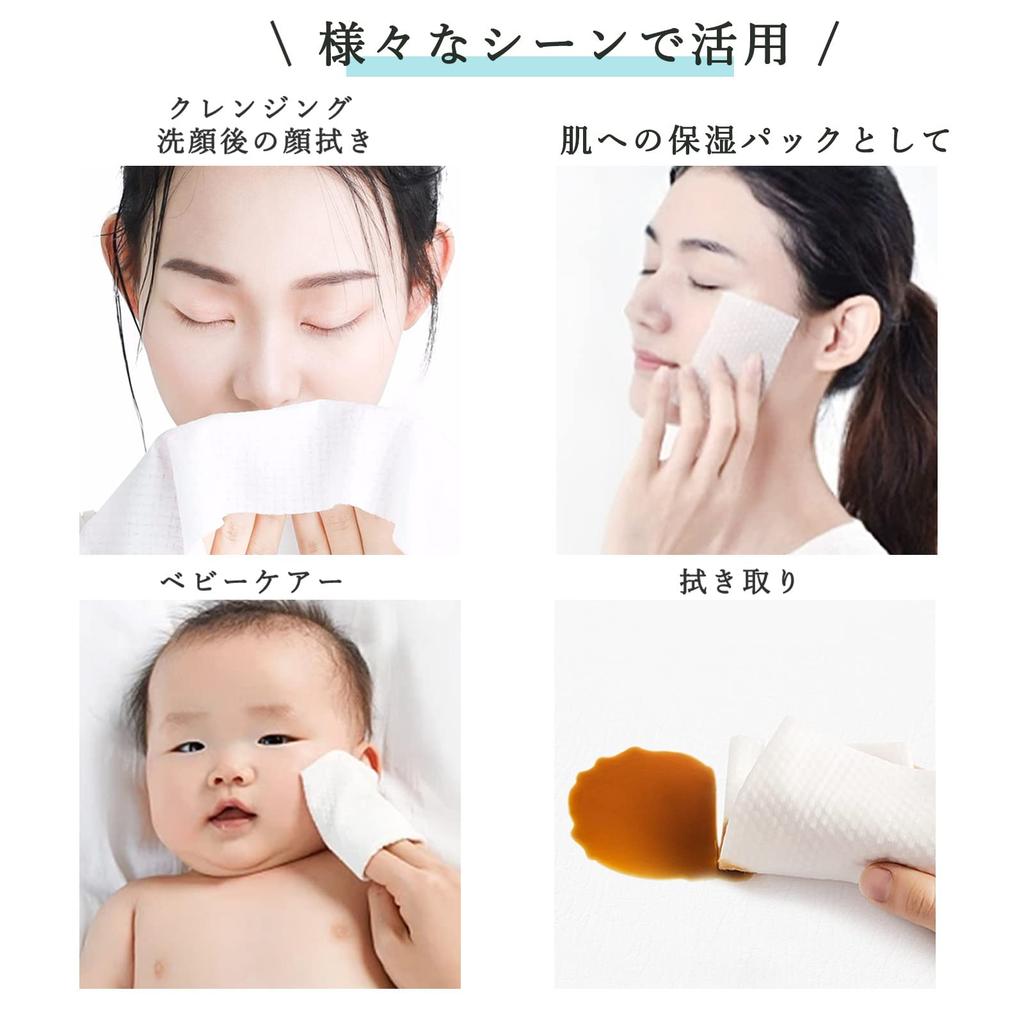 Do Oczyszczania jednorazowe 60 sztuk na twarz grube mycie twarzy duże bawełniane twarz ręce twarz twarz do demakijażu [Zestaw 6] ręczniki, ręczniki,