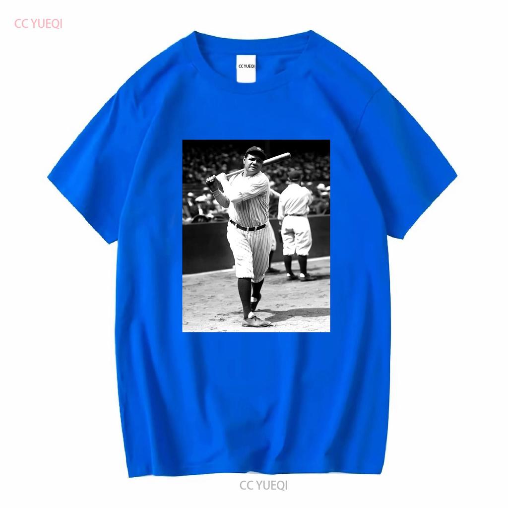Babe Ruth T Shirt For Fan S 5Xl Vintage Washed Graphic Homme Streetwear Soft Top For Everyday Wear Designer Clothes Breathable