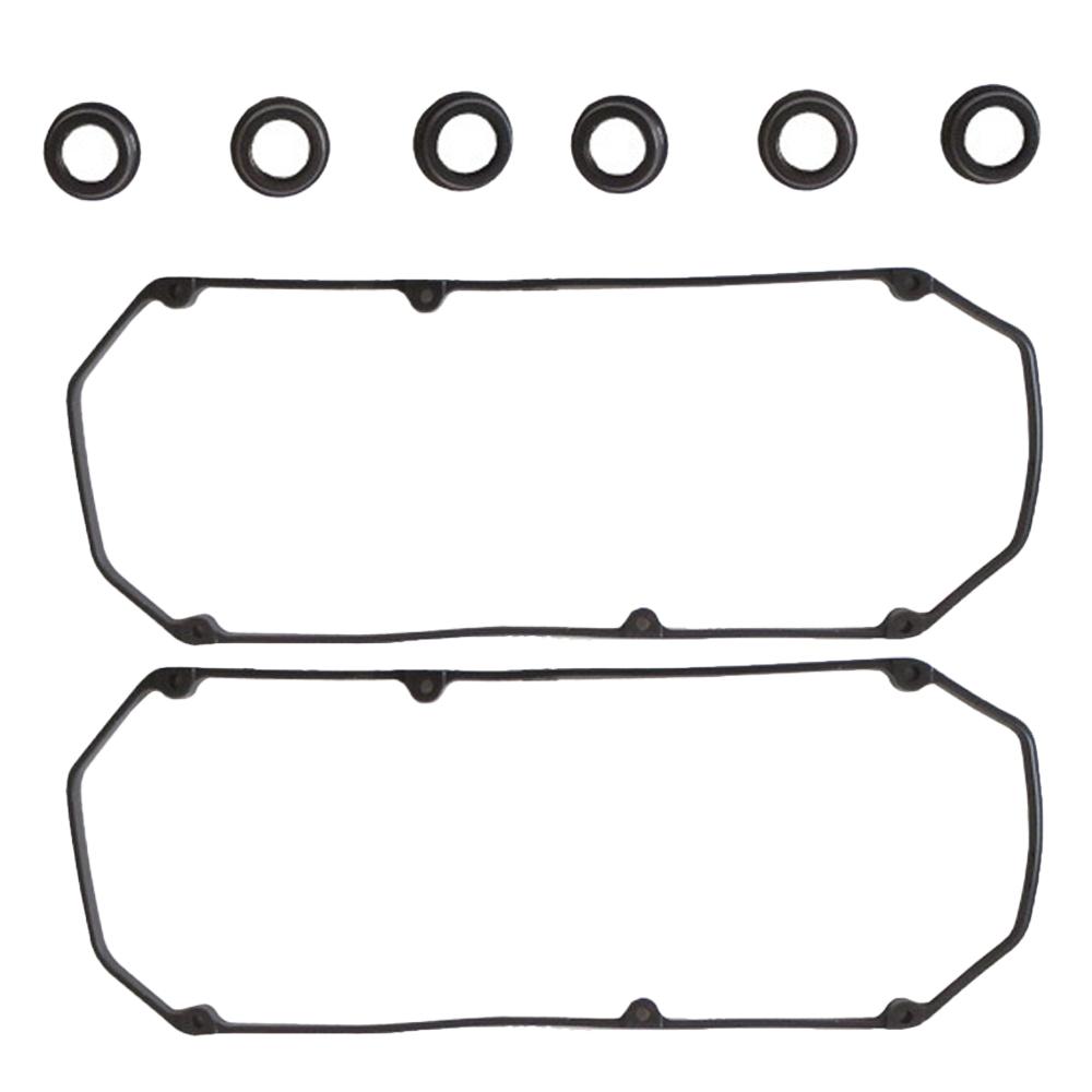 8pcs/set MD303148 Black Valve Cover Gasket Set Rubber for Mitsubishi Pajero Sport V43 V73 6G72 ENGINE MD198128