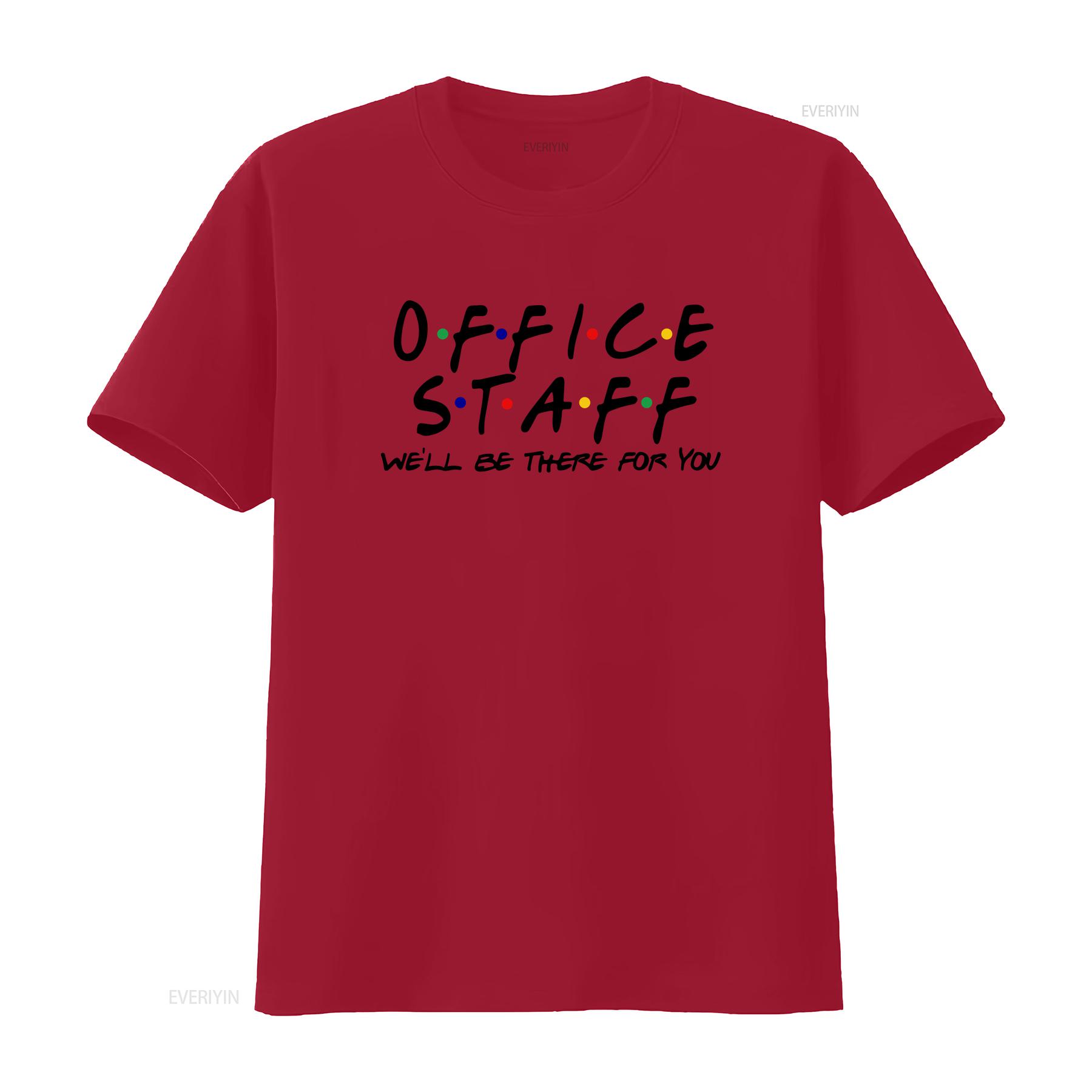 Office Staff Well Be There For You T Shirt Crew Front Squad Coworker Team Worker Appreciation vintage Washed S