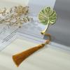 Lotus Leaf Lotus Leaf Vein Metal Bookmark Metal Green Leaf Bookmark  Stationery