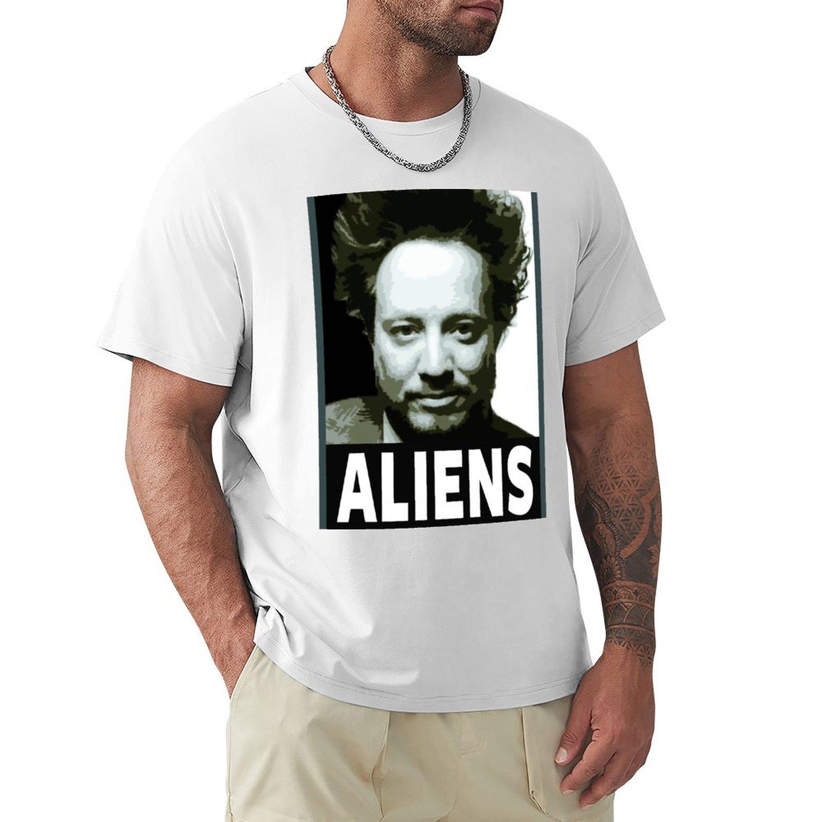 Aliens Tshirt Street Style Casual Tee Shirt S