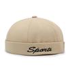 Adjustable Hip Hop Cap Solid Color Street Dance Hat Retro  Fashion Beanie Hat  Men