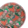 Gucci Strawberry Print Logo Canvas Round Coin Purse Handbag Women Handbags Ebony Red Pink 576213-GZRAT-8483