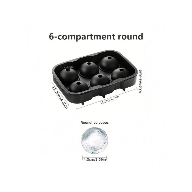 

Premium Silicone Ice Cube Tray with Lid Large Square and Ball Ice Mold for Crafting Cocktails Beverages and Food Preservation