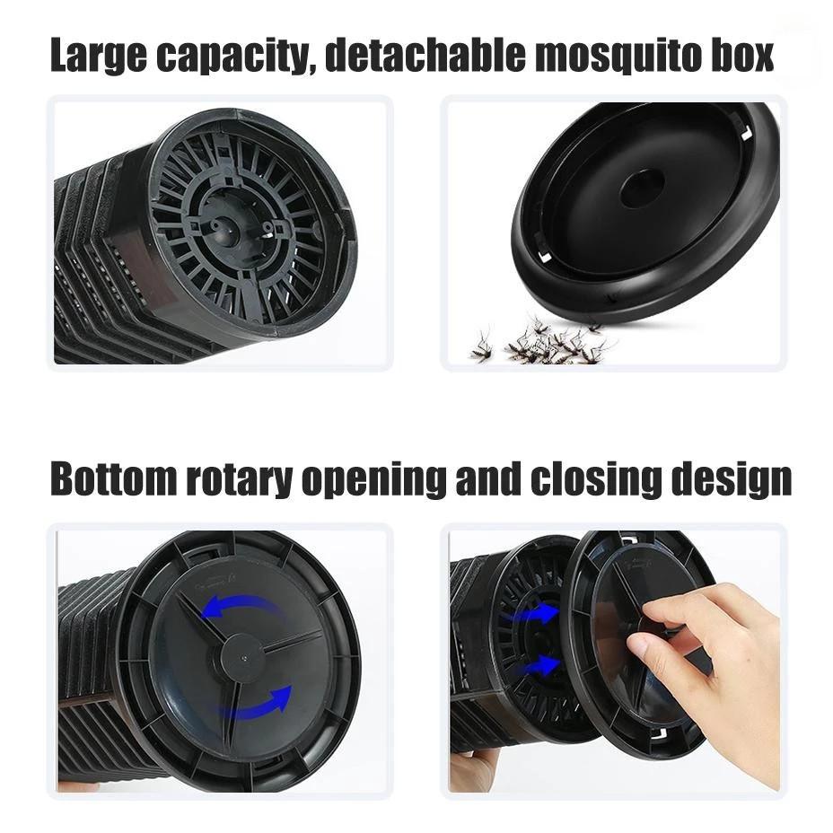 Household Mosquito Killer Lamp Quiet Work Non-toxic Safety Catcher Fly Trap Indoor Mosquito Trapping Devices