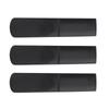 3pcs Plastic Alto Saxophone Mouthpiece Reeds 2.5 Parts Repair Reed Accessory Black