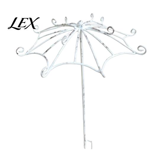 Heavy Duty Iron Support for Clematis Vintage Umbrella Garden Trellis, Metal Climbing Plant Support, Shape Patio Trellis Ivy Vines Roses Clematis,