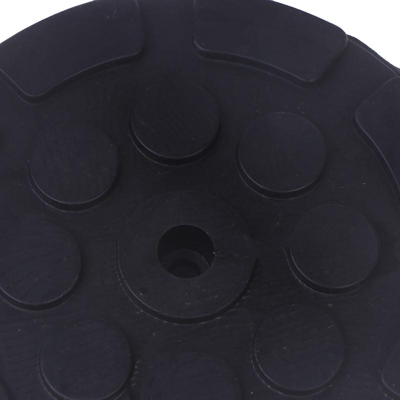 1 Stück Schwarzer Gummi-Aufbockklotz für Hebebühne Rutschfeste Oberfläche Werkzeug Schienenprotektor Schwerlast für Hebebühne