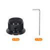 Uxcell Potentiometer Aluminum Guitar Control Single Shaft with for Power Volume 24mm 4 Pieces Knobs, Knobs, Wrench, Guitar, Bass, Audio, Amplifier,