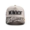 MOMMIN MAMA DAD Outdoor 3D Stickerei Baumwolle Retro Damen Verstellbar Trucker Kappe Lässig Herren Spleißfarbe Baseball Snapback Hüte