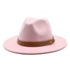 Classic Fedora Hat With Wide Brim For Women Men Fall Winter Fashion Accessory