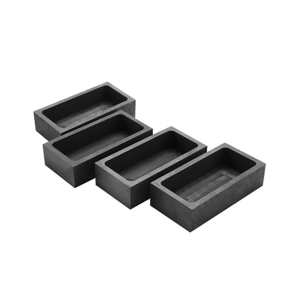 4 Pieces 1 Kg Graphite Ingot Mould Casting Ingot Crucible Mould Silver Gold Ingot Mould Melting Cas Best Gift