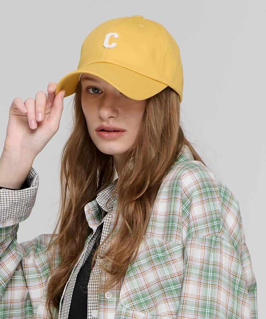 CARGOBROS FOR WOMAN Logo Point Ball Cap (Yellow)