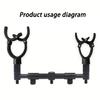 Portable Grippers Rest Stand Fishing Rod Support Head Fishing Rod Grip Grippers Pods Stand Poles Support Stand Grip