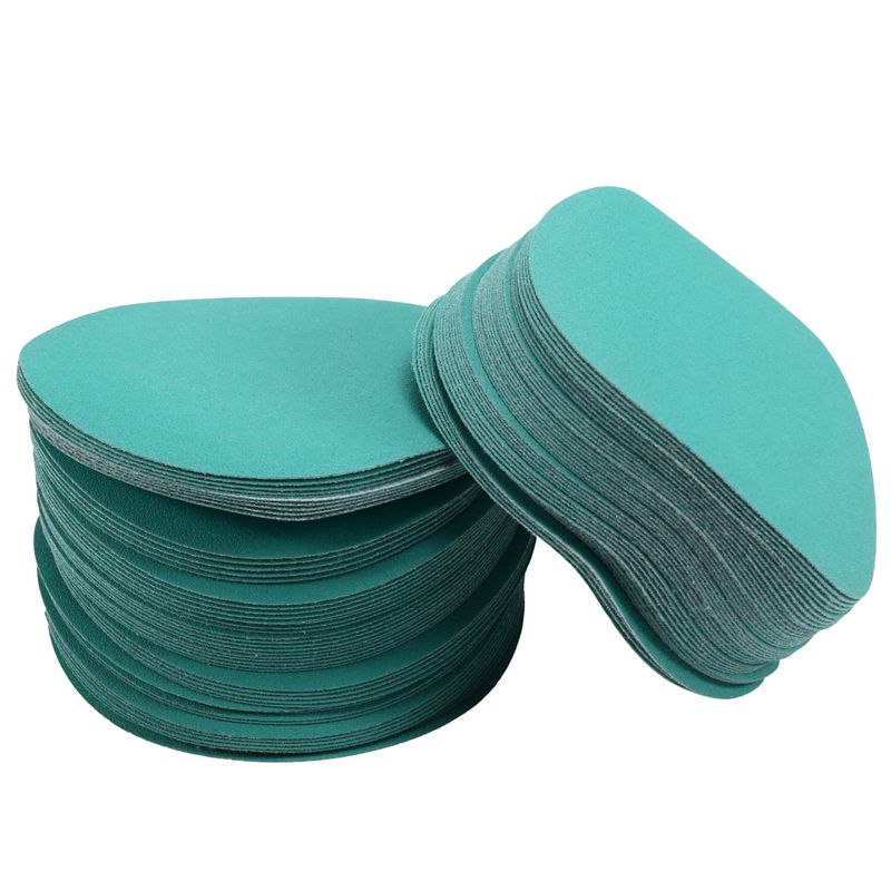 

ABUL-100Pcs 5Inch 120Grits Sanding Discs Wet Dry Polyester 125Mm For Wood Metal Car Polishing Grinding