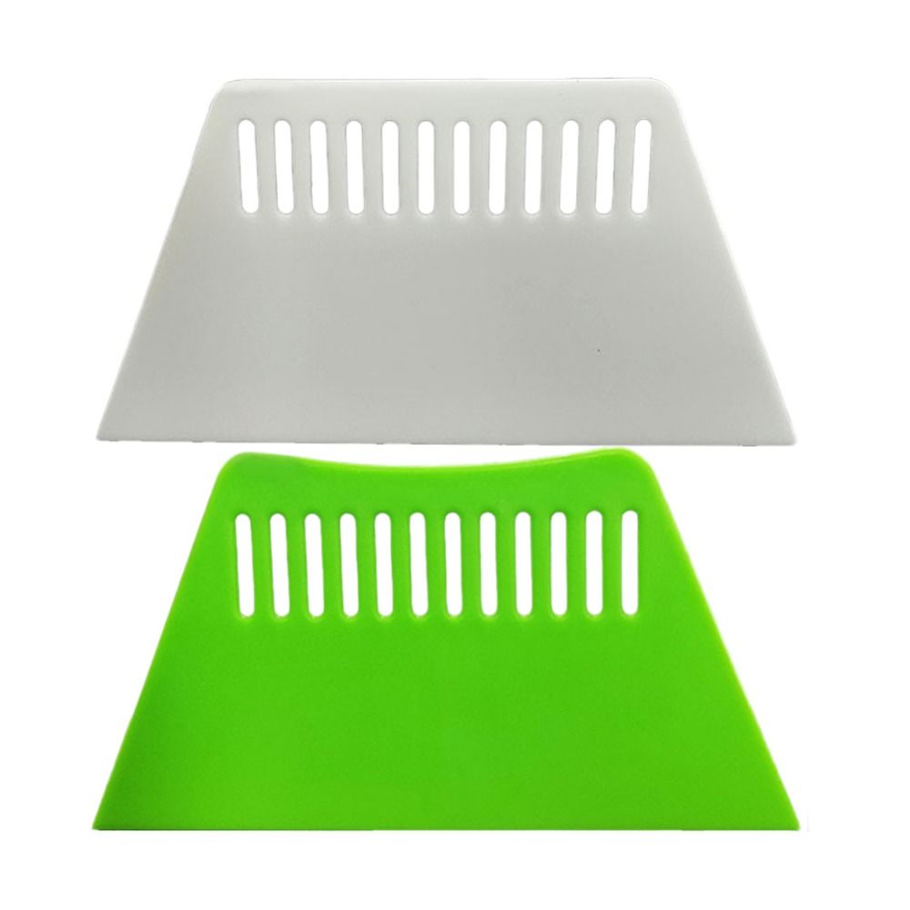 2Pcs Effortless Plastic Scraper Comfortable Grip Scraping Putty Tool  Flattening Wall Cloth