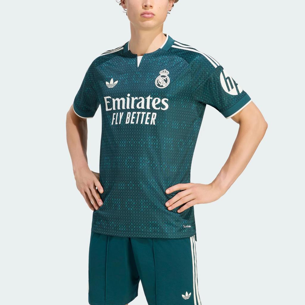 Adidas Real Madrid 26/27 Authentic Away Jersey Green Men Tops JZ7219
