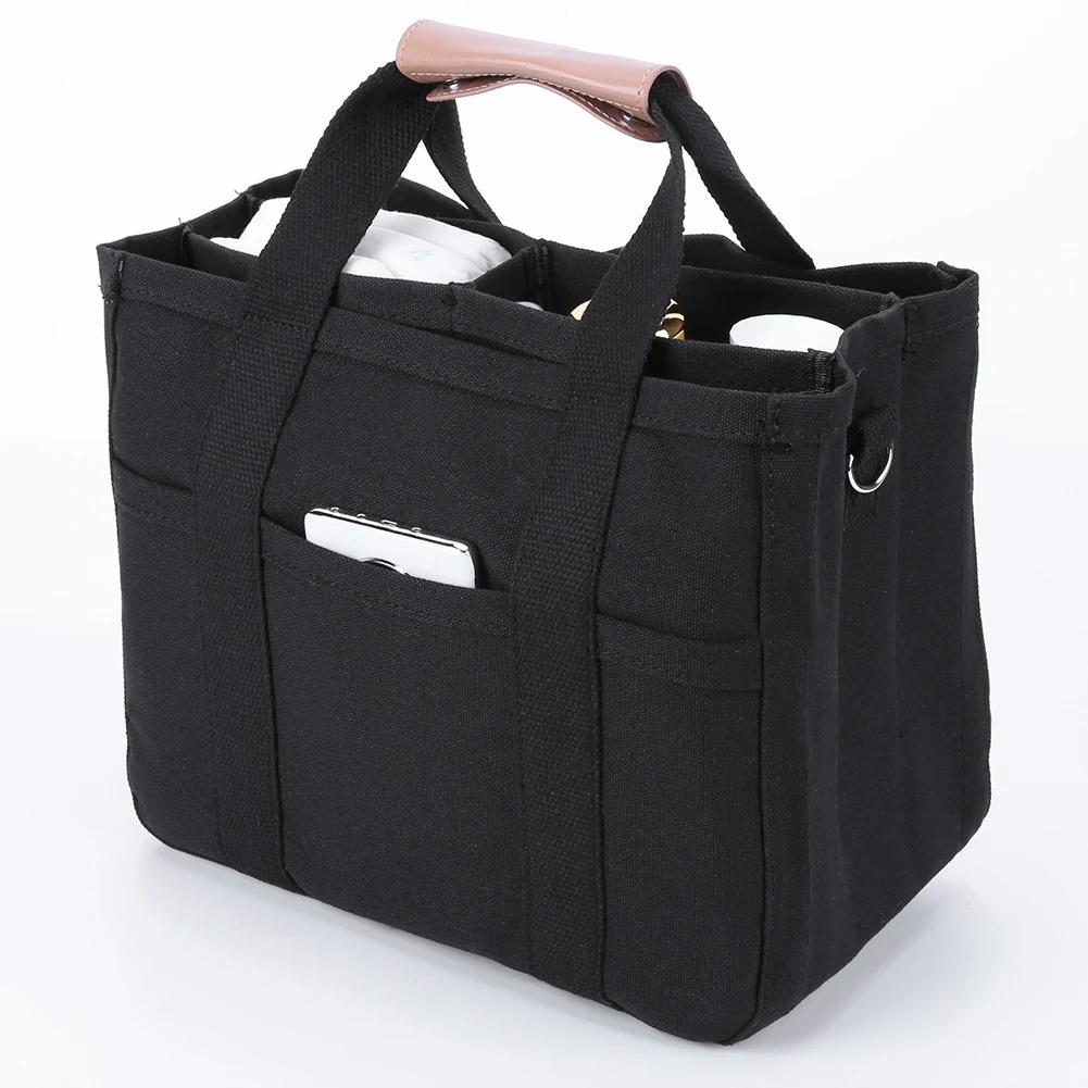 Women Versatile Shoulder Bag Soft Canvas Bag Shopping Bag With Adjustable Strap Tote Bag For Shopping Work Daily Use Tote Purse