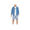 Nike Club Full Zip Hooded Jacket Men Washed Blue HQ6040-486