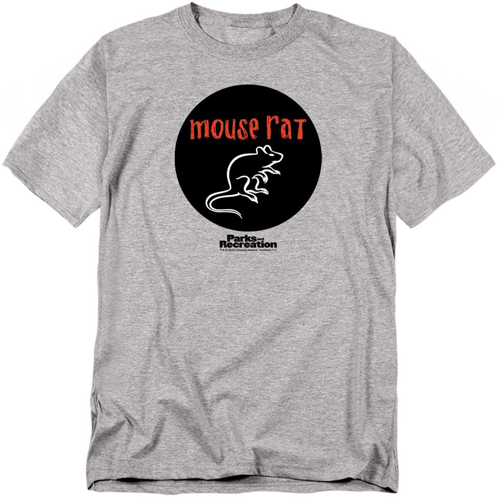 

Parks And Recreation Mouse Rat Licensed Adult T-Shirt M