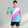 Men Women Badminton Sport T-Shirt Short Sleeve Quick Dry Athletic Wear Training Jersey