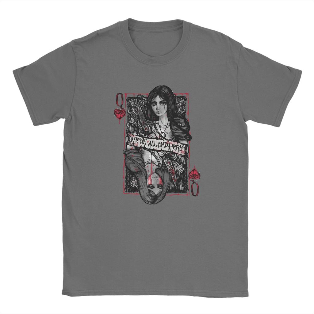 Game AAlice Madness Returns T Shirt Unisex 100 Cotton Unique TShirt Crewneck Pure Madness Tee Shirt Short Sleeve Clothes Original