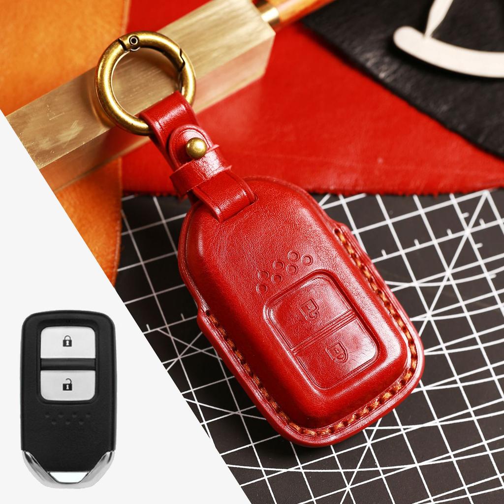 Suitable for Honda Key Cover Accord XRV Haoying New Civic Leather Car Key Cover SF Express