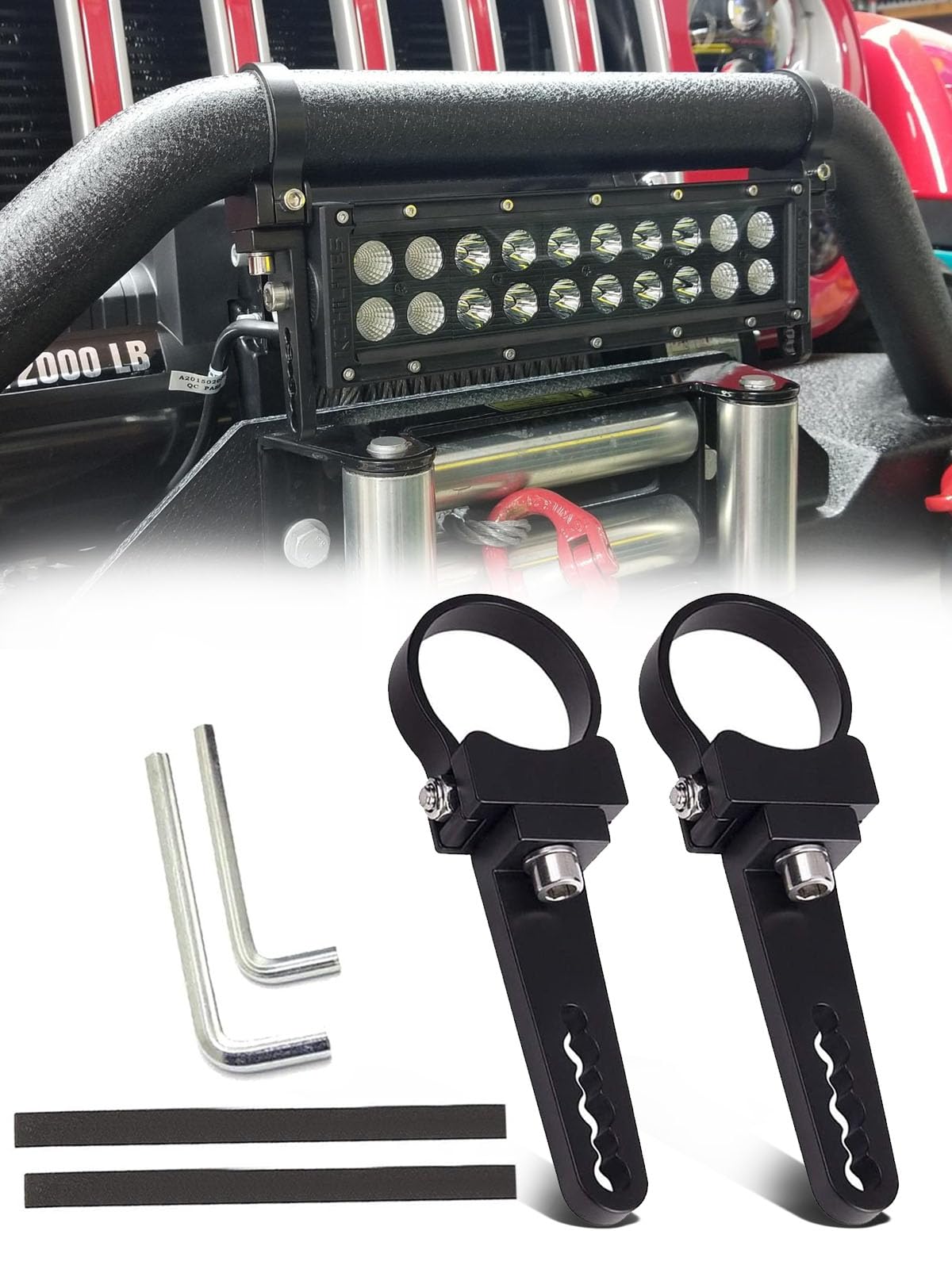 

Рабочий свет, Кронштейн, Трубный кронштейн, Кронштейн, Крепление-зажим, Монтажная планка, Зажим, 1,5 дюйма (38 1.5 inches чёрный