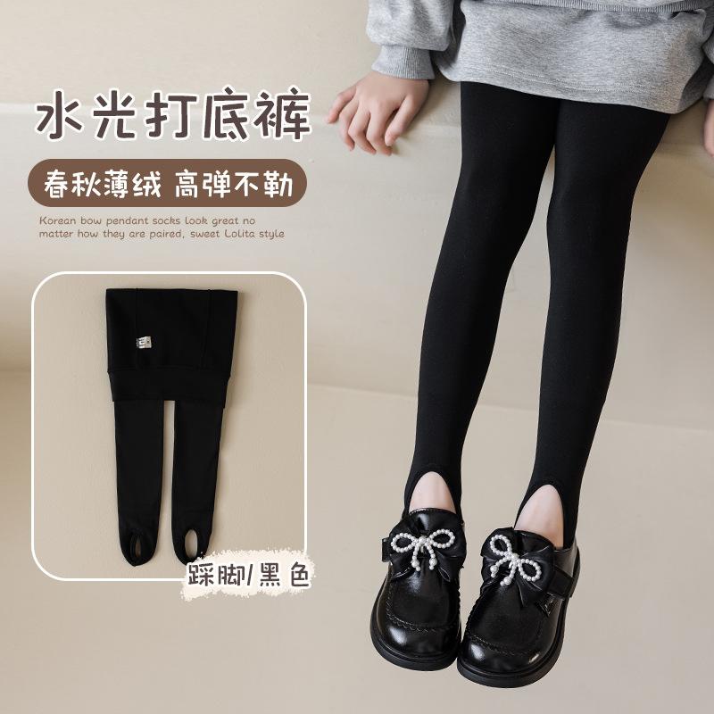 Children'S Thin Velvet Leggings Pantyhose Autumn And Winter Anti-Pilling High Waist Skin Tone Bare Leg Socks Water Light Pantyhose Girls Pantyhose