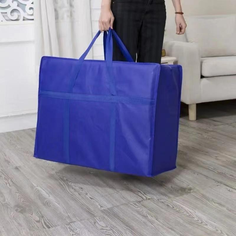 Oxford Cloth Moving Packing Bag Travel Luggage Bag Large Capacity Sturdy Waterproof Clothes Quilts Luggage Storage Bag