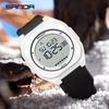 Sanda Multifunctional Luminous Waterproof Student Countdown Watch with Alarm