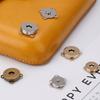 20 Pcs/Set Plum Magnetic Snap Buttons 15mm Magnetic Buttons Plum Press Studs for Sewing Bag Craft Handbags Clothing