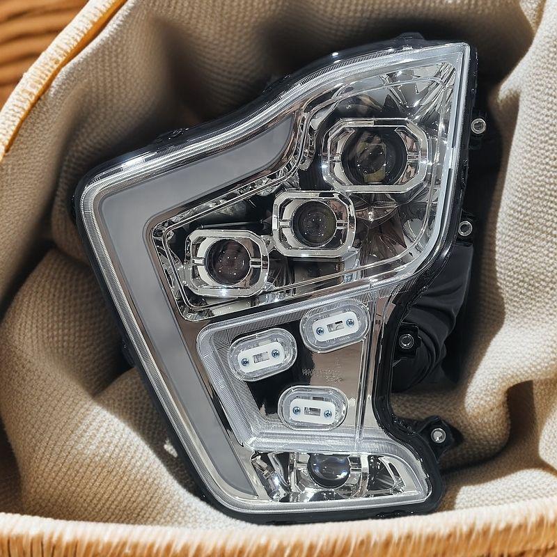 Shaanxi Delong X6000 Super Bright LED Headlight Assembly with Four Lenses Right Single Light