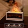 Fireplace Air Humidifier with LED Light Resin  Aroma Essential Oil Diffuser  Remote Control for Home Office Creative Gift