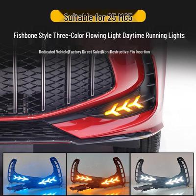 MG5 LED Daytime Running & Fog Light with Flowing Turn Signal, Compatible with 25 MG5 Models