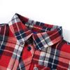 Red and Navy Blue Plaid Shirt for Children 92/104/116/128/140