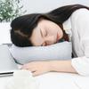 Miling Muji-Style Striped Inflatable U-Shaped Neck Travel Pillow (2-Pack)