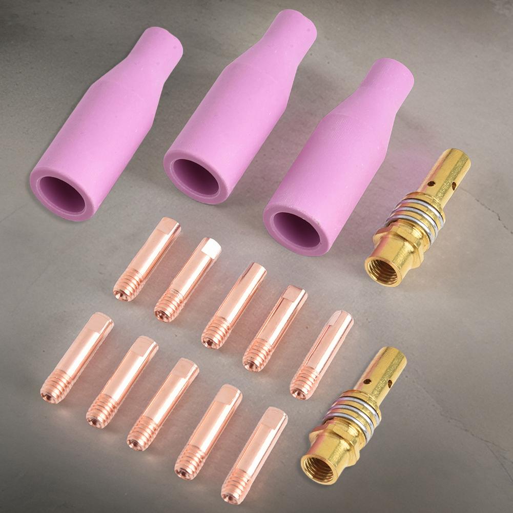 For MIG Welding Standard Welding Nozzle Kit Earthenware Welding Nozzles Set Welding Nozzle Earthenware Nozzles
