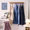 Japanese Korean Style Cotton Linen Apron with Custom Logo for Gardening, Cafe, and Kitchen Use