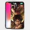 Custodia Per Apple iPhone 13 12 11 Pro Max 13 12 Mini XS Max XR X 7 8 Plus 6 6S SE 2020 Cover Guscio in Silicone L'attacco dei Giganti