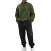 Men  Sports  Business  Leisure  Small Square  Trousers  Buckle  Hoodie  Set