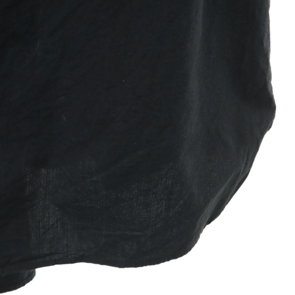 Mila Owen Short Sleeve V Neck Blouse Black Pullover Women Used