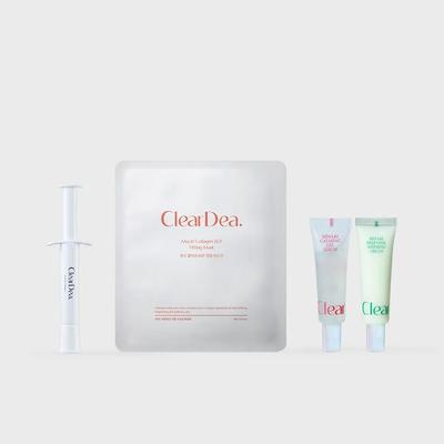 [Clear Deer Experience KIT] Ampoule Cream 4ml + EGF Maskenpackung 1 Blatt + Minari Gel Serum 10ml + Minari Beruhigungscreme 10ml