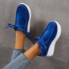 New Solid Color Thick Bottom Lace Up Walking Women's Shoes Female Breathable Non Slip Platform Shoes Chunky Sneakers Women